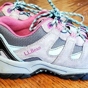 LL Bean girls hiking shoes,  size 4